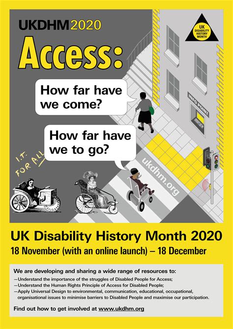 Ukdhm 2020 Posters Uk Disability History Month