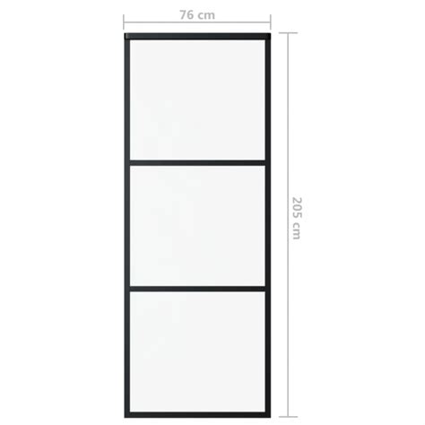 K P Skjutd Rr Med Beslagset Esg Glas Och Aluminium X Cm