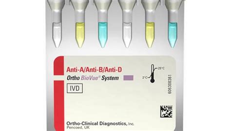 Ortho Sera® Comprehensive Menu Of Antisera Ortho Clinical Diagnostics