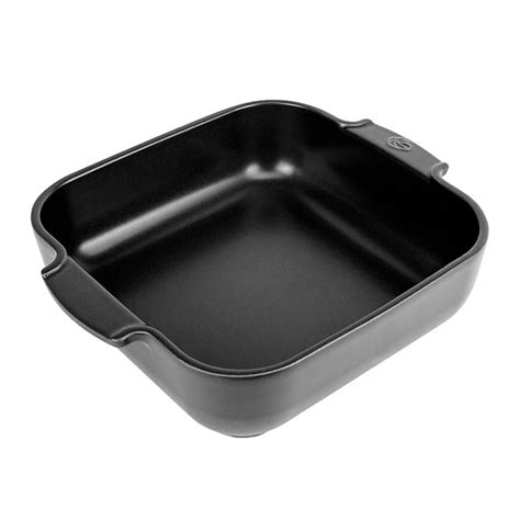 Appolia Ceramic Square Baker Satin Black 28cm The Gourmet Warehouse