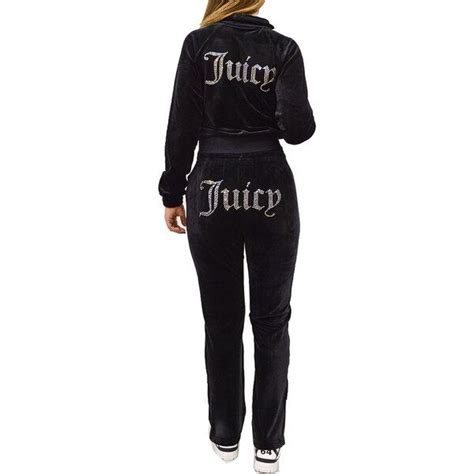 Juicy Couture Tanya Classic Velour Track Top Black Juicy Couture Track Suit Juicy Track Suit