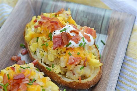 Twice Baked Breakfast Potatoes Easy Breakfast Recipe