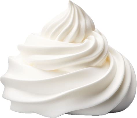 White Whipped Cream Png With Ai Generated Png