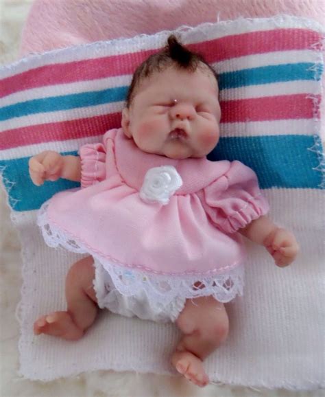 Ooak Mini Jointed Soft Body Baby By Bttrfly Creations Bambole Reborn