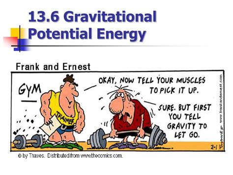 Example Of Gravitational Potential Energy