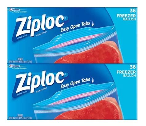 Bolsas Ziploc Reutilizables Herméticas Congelar Grande 76pzs Envío gratis