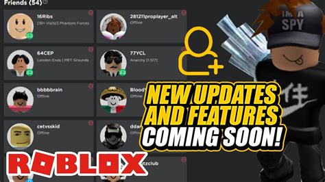 New Roblox Friends List Features Are Coming Soon Youtube