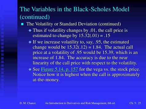 Ppt Chapter 5 Option Pricing Models The Black Scholes Model