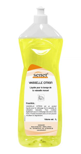 SENET 0603 VAISSELLE CITRON 1L