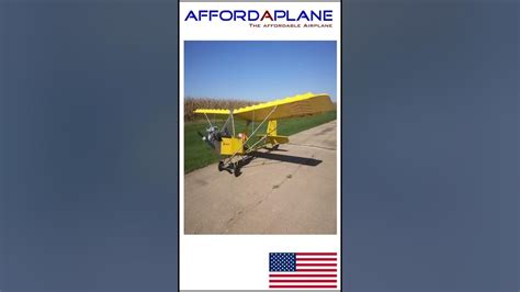 Affordable Freedom Of The Affordaplane Ultralight Aircraft Youtube