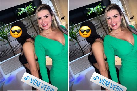 Andressa Urach Posa Ao Lado De Mulher E Diz Morena Gostosa Ofuxico