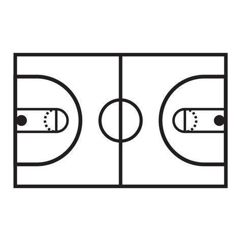 basketball court icon logo vector design template 40248904 Vector Art ...