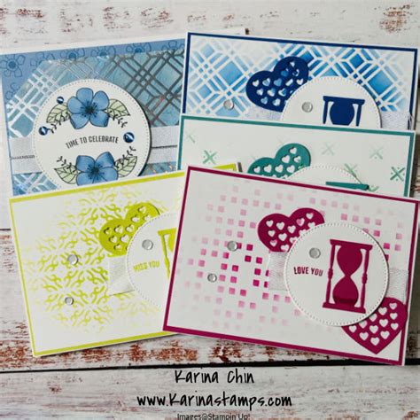 Three Ways To Use Decorative Masks Karina Chin Stampin Up Demonstrator