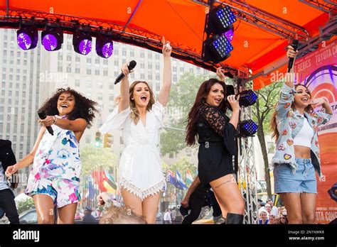Little Mix members, from left, Leigh-Anne Pinnock, Perrie Edwards, Jesy ...