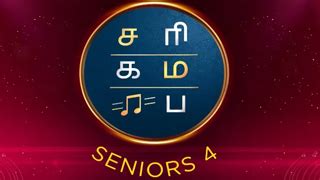 Sa Re Ga Ma Pa Seniors Season 4 05 05 2024 Zee Tamil Show