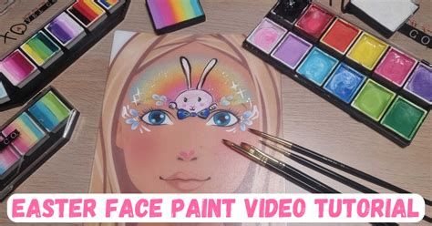 Easter Bunny Face Paint Video Tutorial Face Paint Shop Australia