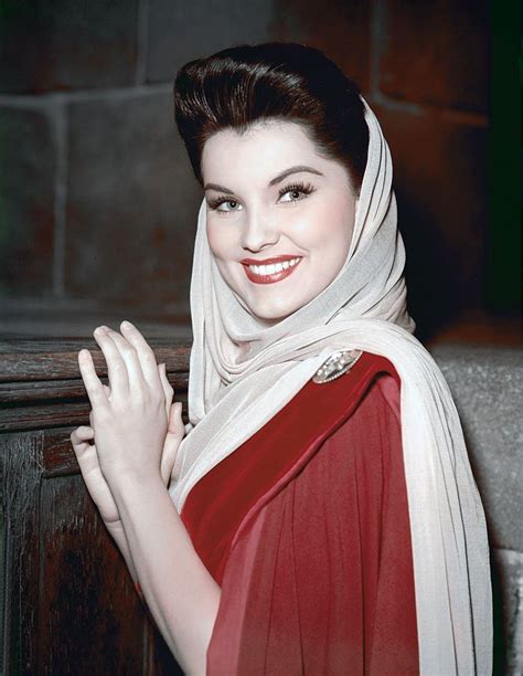 Debra Paget On The Set Of Prince Valiant Directed By Henry Hathaway