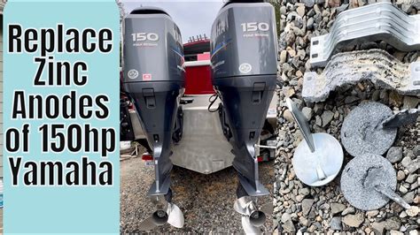 How to Replaced zincs Anodes on a Yamaha Outboard 150 hp Engine Cách