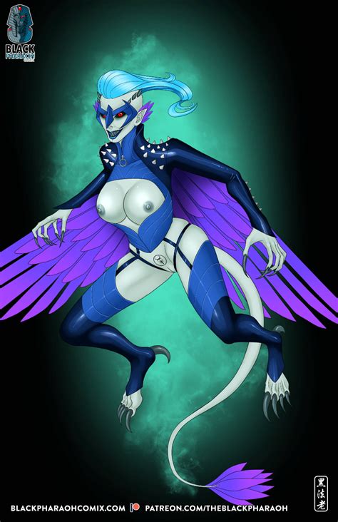 Nightgaunt Bluebird Commission By Theblackpharaoh Hentai Foundry