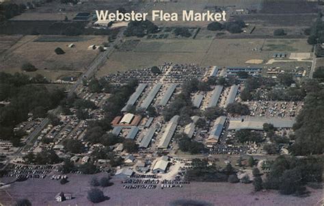 Aerial View, Webster Flea Market Florida Postcard