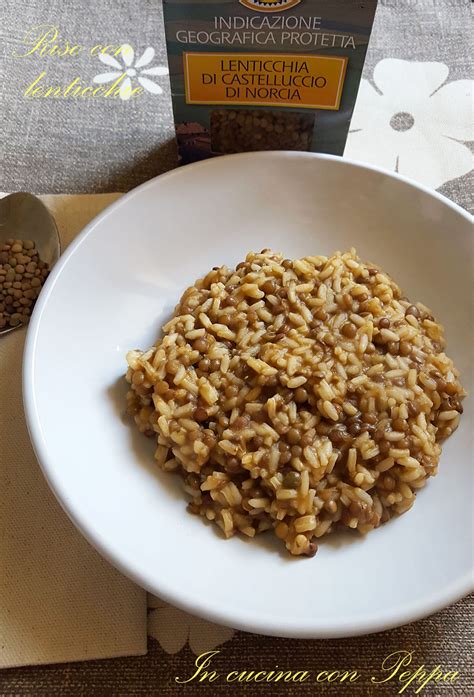 Riso Con Lenticchie Primi Piatti In Cucina Con Peppa