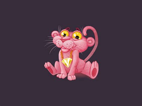 Baby Pink Panther by Tsar_spb on Dribbble