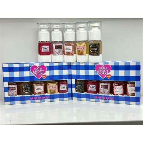 AUTH SET SỮA TẮM MINI MIX 5 MÙI HOT BATH BODY WORKS TIỆN DỤNG ĐI DU LỊCH GIAO SET NGẪU NHIÊN