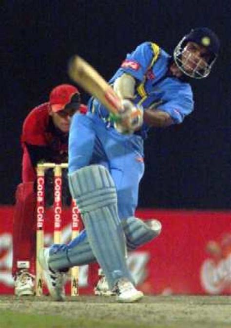 Kambli Nicely Cuts For A Four During His Knock Of 60 ESPNcricinfo