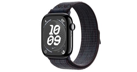 Buy Apple Watch Series 10 Gps Cellular 46mm Jet Black Aluminium Case With Blackblue Nike