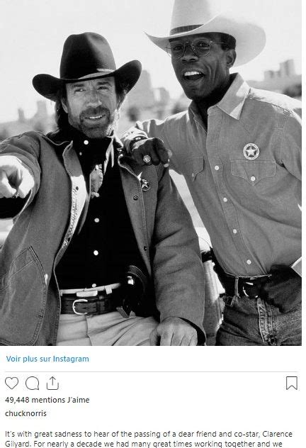 Chuck Norris Rend Un Bouleversant Hommage Clarence Gilyard Jr