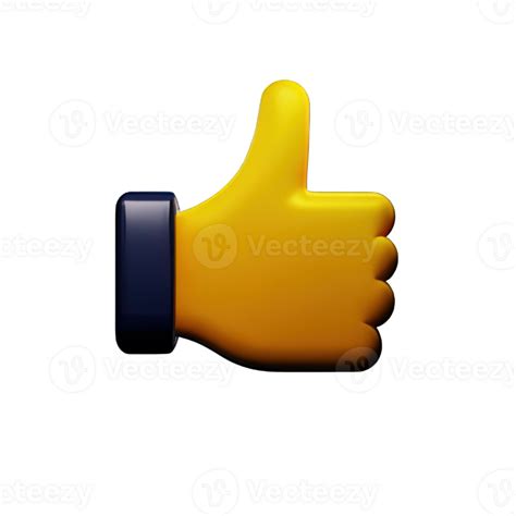 Icon 3d Emoji Like 24488177 Png