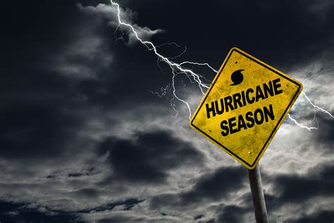 Hurricane Season Sign With Stormy Background - Florida Farm Bureau Insurance