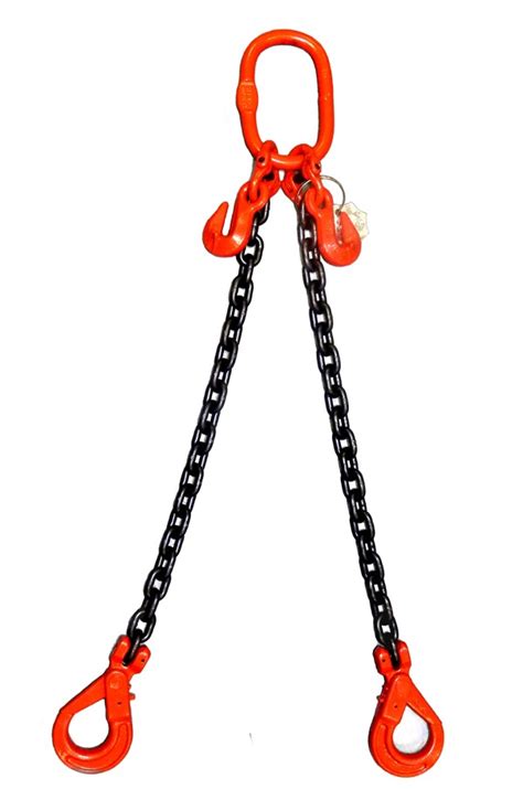 21 Tonne 2 Leg Chainsling Adjustable And Cw Safety Hooks Cs7mm2lsh