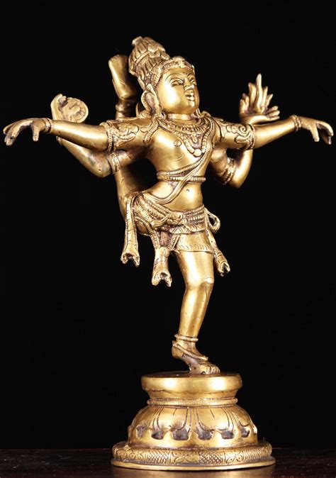 Brass Dancing Tandava Shiva Statue 13 89bs156z Hindu Gods And Buddha