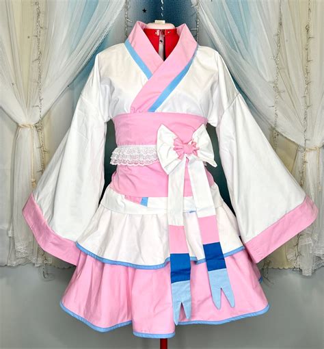 Pokemon Sylveon Cosplay Kimono Dress Gijinka Eeveelutions Etsy