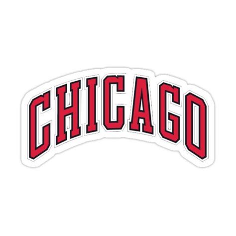 Sticker By Almeid Chicago Chicago Logo Chicago Tattoo