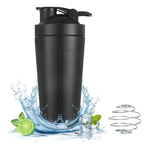 Vaso Agitador De Prote Na De Acero Inoxidable Para Gimnasio Mercadolibre