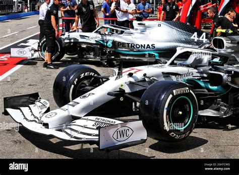 Mercedes Amg F1 W10 With Special Livery To Celebrate 125 Years Of