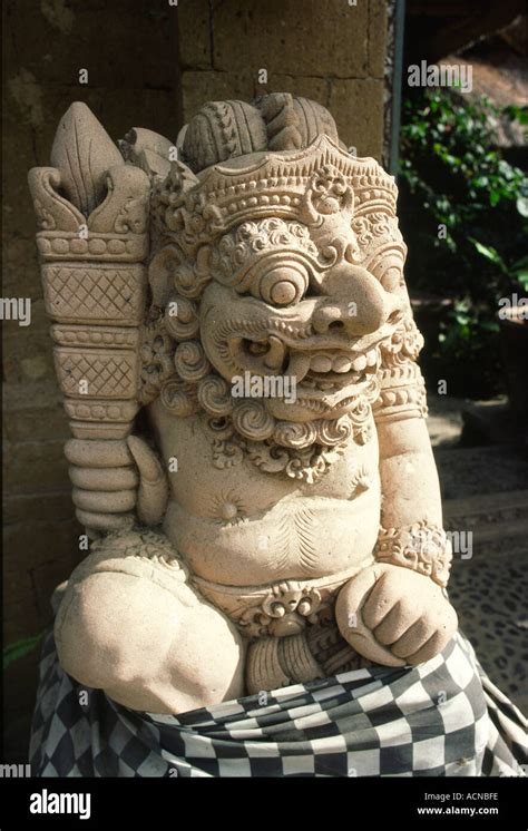 Indonesia Bali Craft Stone Carving Stone Sculpture Of Balinese Deity