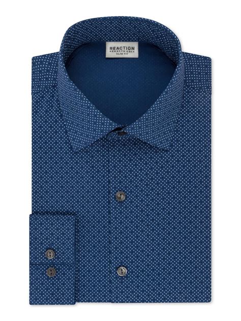 Kenneth Cole Reaction Kenneth Cole Reaction Mens Printed Slim Fit