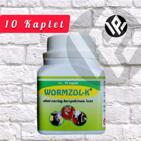 Wormzol K 10 Kaplet Medion Obat Cacing Sapi Kambing Lazada Indonesia