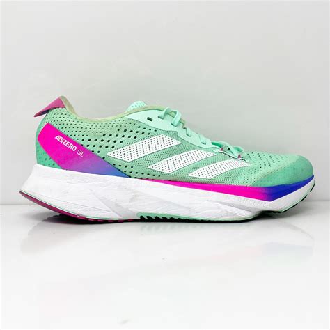 Adidas Womens Adizero SL GV9090 Green Running Shoes Sneakers Size 8 EBay