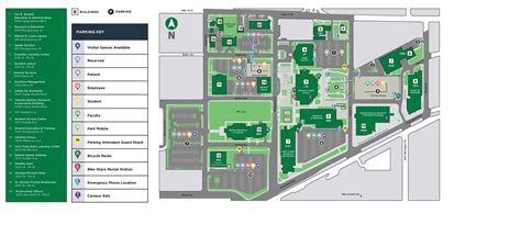 TCU Campus Map Printable