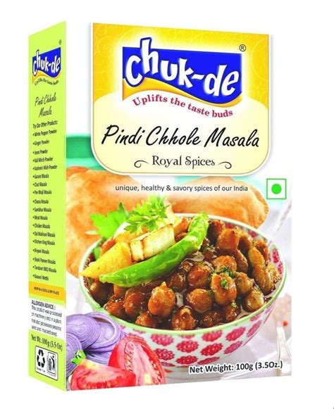 Chhole Masale 100gm Chukde Pindi Chole Masala Powder Packaging Type