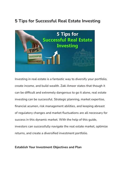 Ppt Tips For Successful Real Estate Investing Powerpoint Presentation Id 13252063