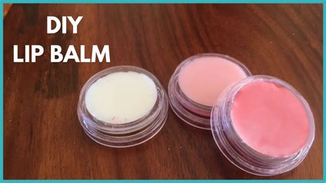 Diy Natural Lip Balm Using Bees Wax Youtube