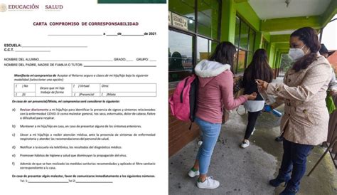 Sep As Debes Hacer La Carta Compromiso Para El Regreso A Clases