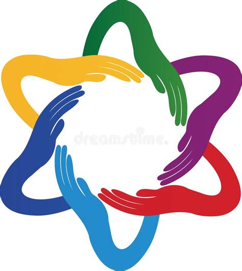 Unity hands. A vector drawing represents unity hands design , #Ad, # ...