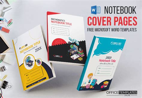 14 FREE Notebook Cover Page Templates In MS Word Format