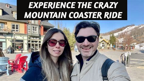 Scary Ride Down Ontario S First Mountain Coaster Ridge Runner Coster